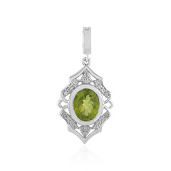 Peridot Silver Pendant