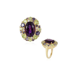 Amethyst Silver Ring