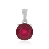 Madagascar Ruby Silver Pendant