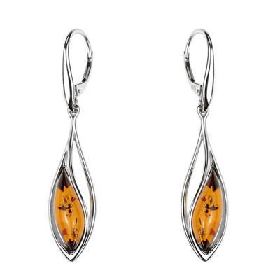 Baltic Amber Silver Earrings (dagen)
