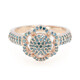 Fancy Diamond Silver Ring