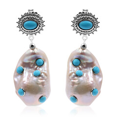 Freshwater pearl Silver Earrings (Dallas Prince Designs)