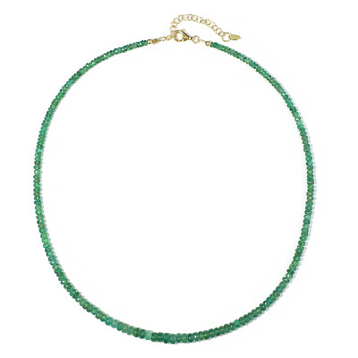 Zambian Emerald Silver Necklace