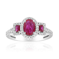 14K AAA Mozambique Ruby Gold Ring (CIRARI)