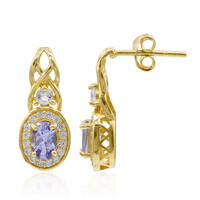 Tanzanite Silver Earrings