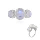 Rainbow Moonstone Silver Ring