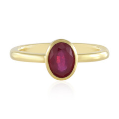 Bemainty Ruby Silver Ring