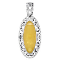 Baltic Amber Silver Pendant