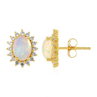 Welo Opal Silver Earrings