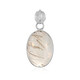 Rutile Quartz Silver Pendant (Bali Barong)