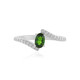 Russian Diopside Silver Ring