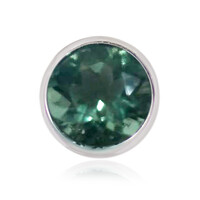 Caribbean Teal Fluorite Silver Pendant