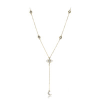14K I1 (H) Diamond Gold Necklace (CIRARI)