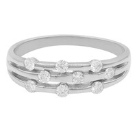 14K SI1 (G) Diamond Gold Ring