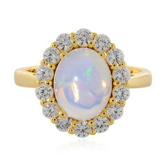 Welo Opal Silver Ring