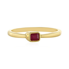 Mozambique Ruby Silver Ring