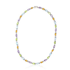 Amethyst Silver Necklace