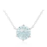 Sky Blue Topaz Silver Necklace