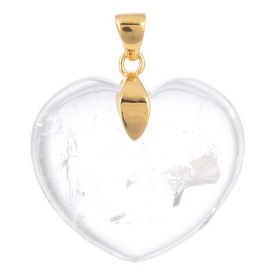 White Quartz Silver Pendant