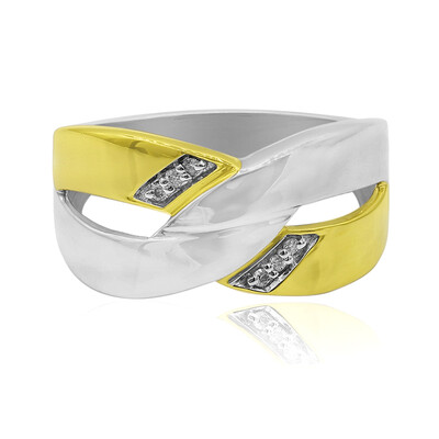 I1 (G) Diamond Silver Ring (Annette)