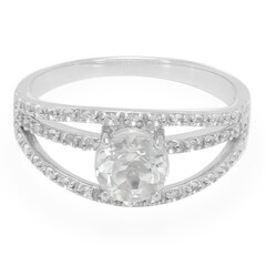 Glacier Topaz Silver Ring