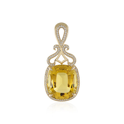 14K Scapolite Gold Pendant (AMAYANI)