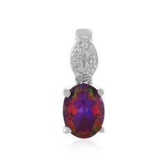 Purple Mystic Topaz Silver Pendant