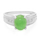 Imperial Chrysoprase Silver Ring