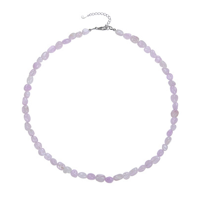 Kunzite Silver Necklace