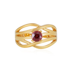 Pink Zircon Silver Ring