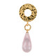 Rose Quartz Silver Pendant