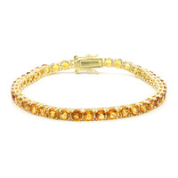 Madeira Citrine Silver Bracelet