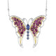 Rhodolite Silver Necklace (Dallas Prince Designs)
