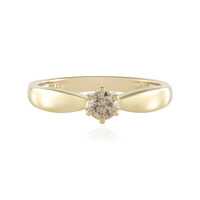 9K I2 Brown Diamond Gold Ring