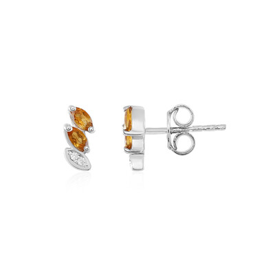 Citrine Silver Earrings