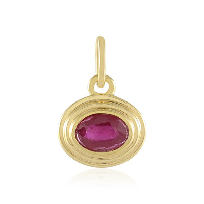 Bemainty Ruby Silver Pendant