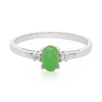 Imperial Chrysoprase Silver Ring