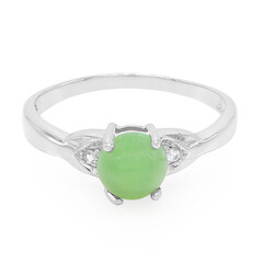 Imperial Chrysoprase Silver Ring