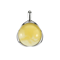 Baltic Amber Silver Pendant