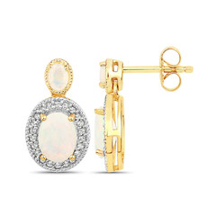 Welo Opal Silver Earrings