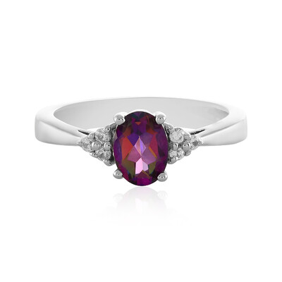 Purple Mystic Topaz Silver Ring