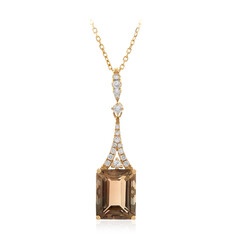 14K Sunstone Gold Necklace (CIRARI)