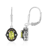 Peridot Silver Earrings