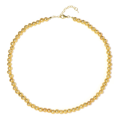 Golden Lava Silver Necklace