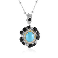 Sleeping Beauty Turquoise Silver Necklace (Dallas Prince Designs)