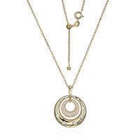 Zircon Silver Necklace (Adela Silber)