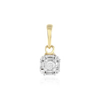 9K SI1 (H) Diamond Gold Pendant