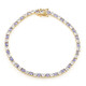 Tanzanite Silver Bracelet