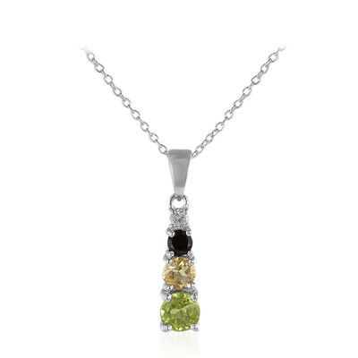 Burmese Peridot Silver Necklace