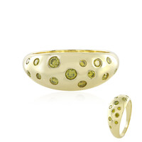 9K I2 Yellow Diamond Gold Ring (de Melo)